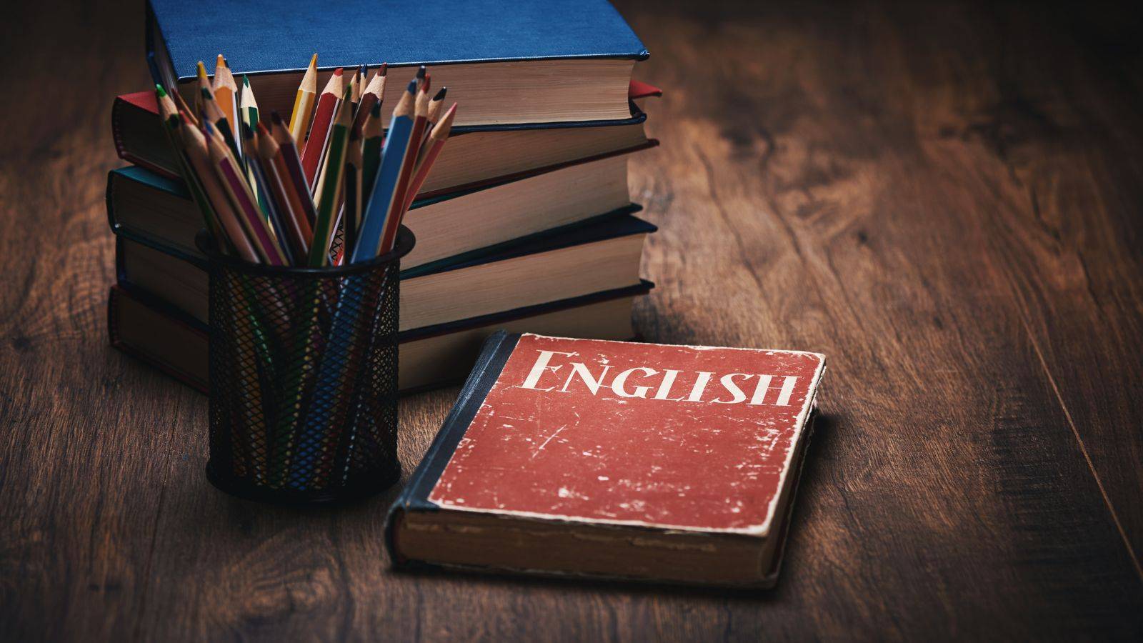English textbook with study materials representing short term study visa UK English language courses for international students