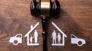 Legal gavel protecting family residence rights during divorce proceedings for retained rights of residence divorce 2025