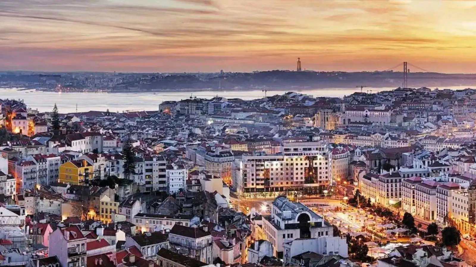 Panoramic view of Lisbon Portugal cityscape showing real estate market affected by portugal golden visa real estate eliminated policy changes 2025