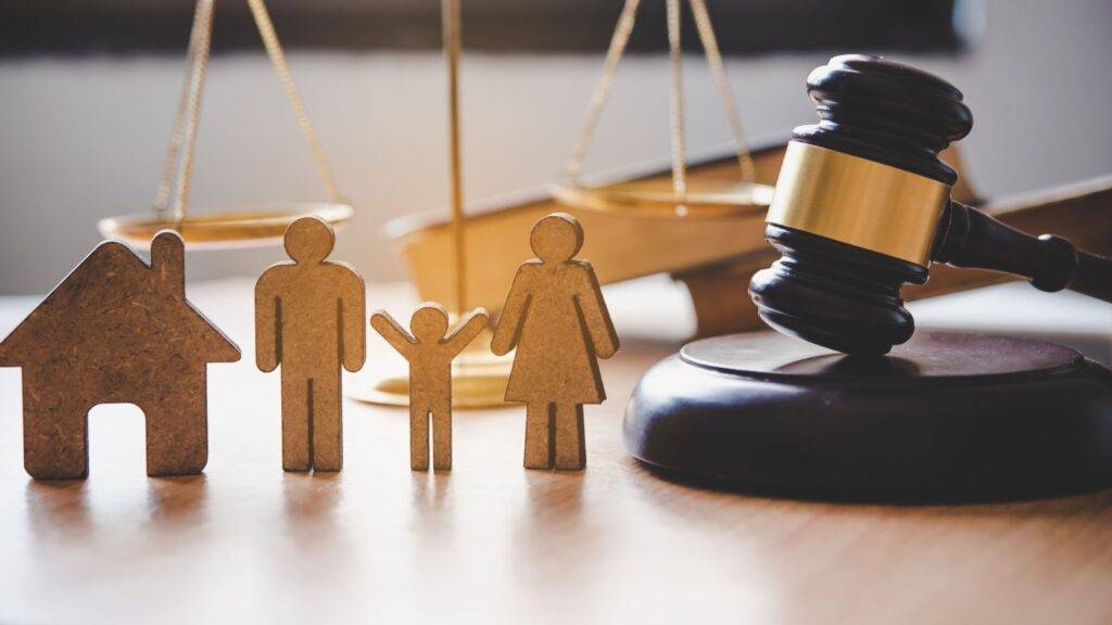 Legal gavel and scales protecting family residence rights for derivative rights of residence EU Settlement Scheme 2025