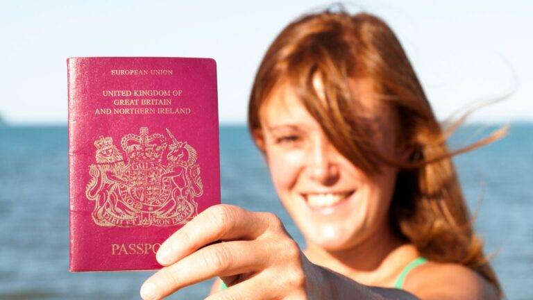 Early ILR concession represented by young adult woman holding British passport showing UK young adult settlement guide success for 18-24 year olds half-life rule immigration pathway
