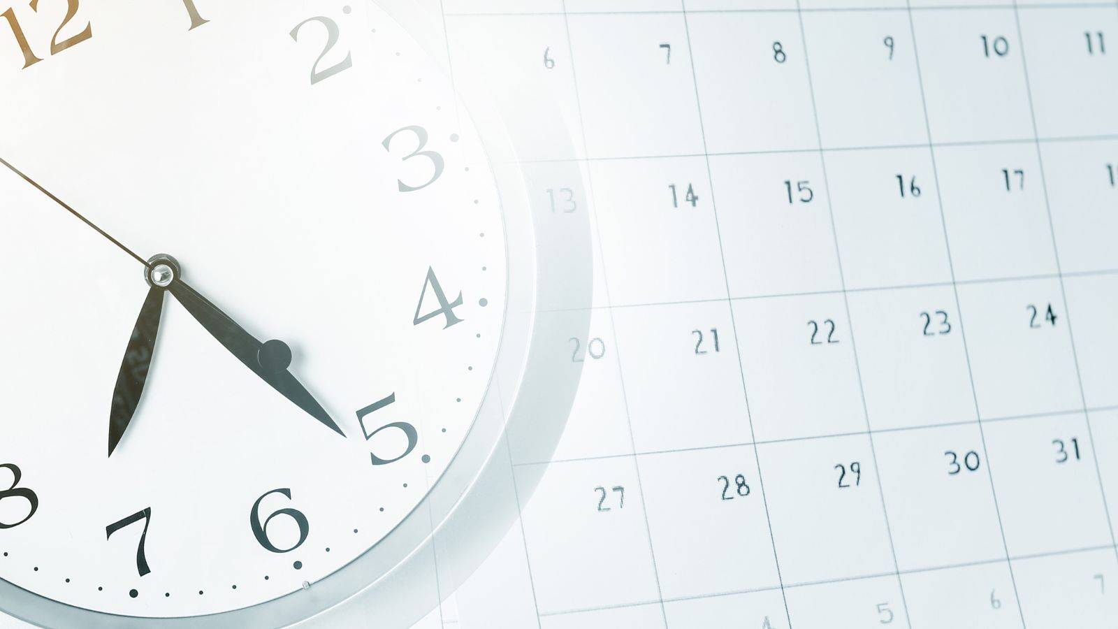 Clock overlaying calendar representing waiting periods and timelines when spouse does not respond to divorce papers UK 2025 deemed service procedures