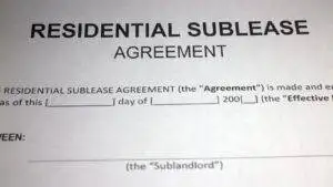 Residential Sublease Agreement Document Showing Legal Requirements For Subletting Leasehold Property Uk 2025 Including Sublandlord Consent And Tenant Obligations