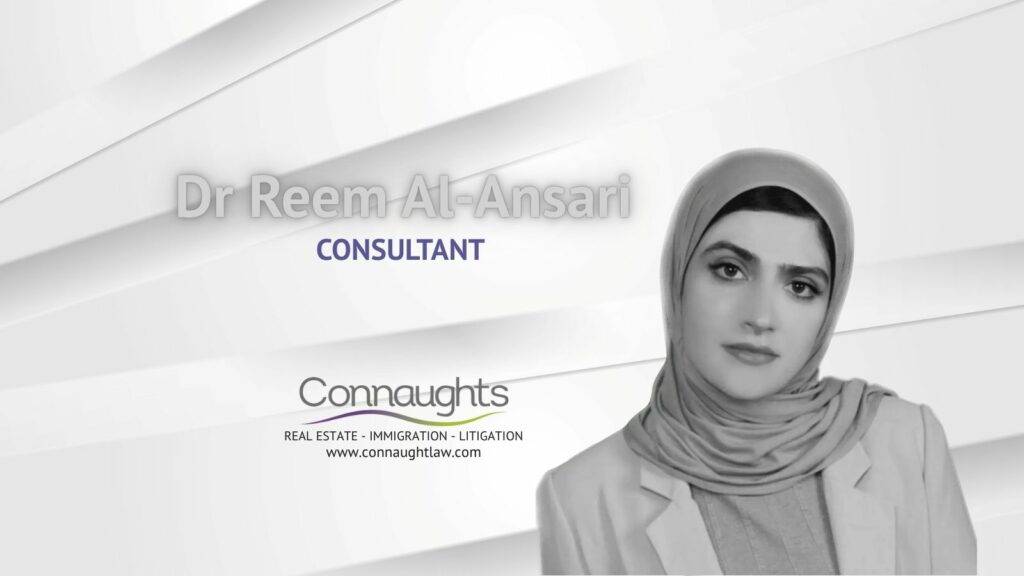 Dr. Reem Al-Ansari, Consultant at Connaught Law and Global Anti-Corruption Expert