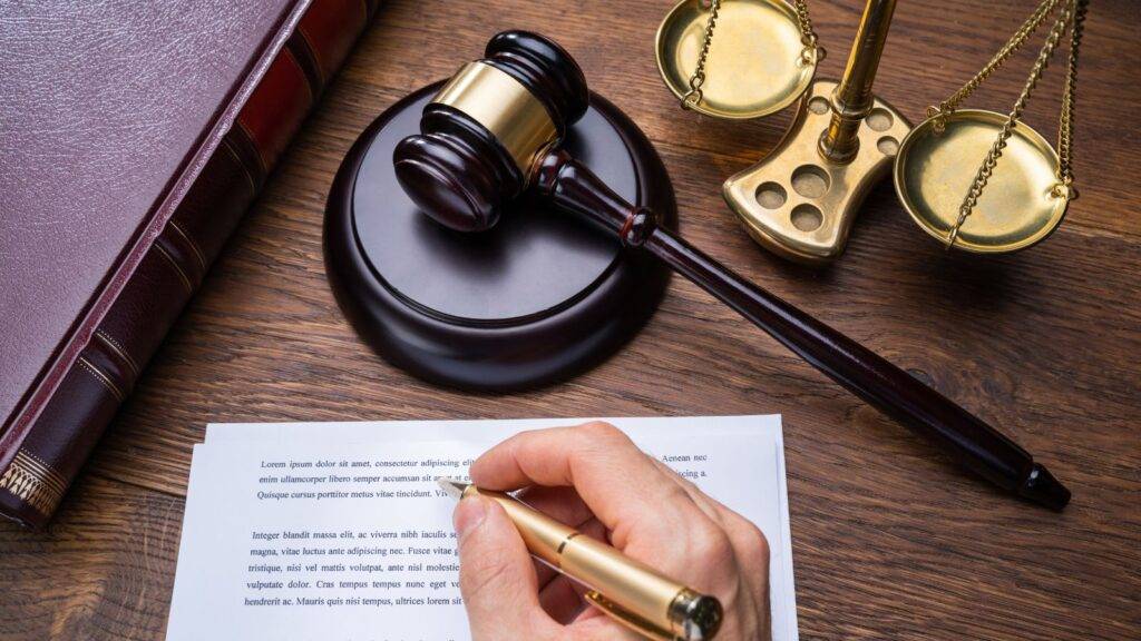 Professional legal consultation with gavel and scales representing expert civil partnerships dissolution UK 2025 legal services