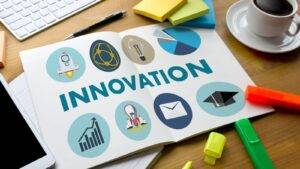 Business Workspace With Innovation Planning Documents And Charts Representing Innovator Visa Closed Innovator Founder Transition Guide For Uk Entrepreneurs And Immigration Law Guidance