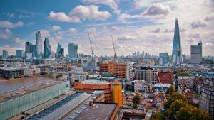 London Financial District Featuring The Shard Representing Uk Innovator Founder Visa Requirements 2025 For International Entrepreneurs