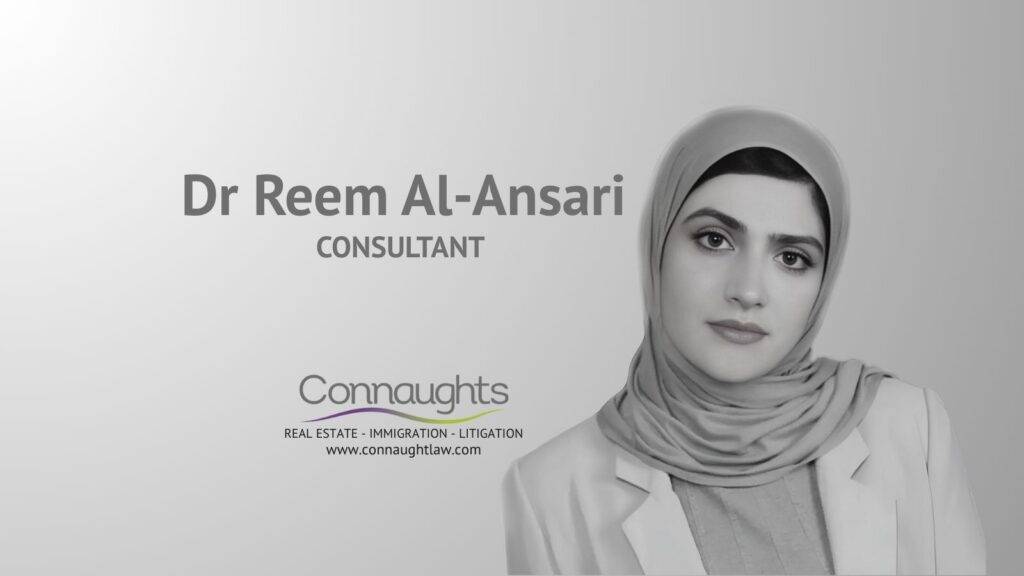 Dr Reem Al-Ansari Consultant criminal law specialist Connaught Law professional headshot