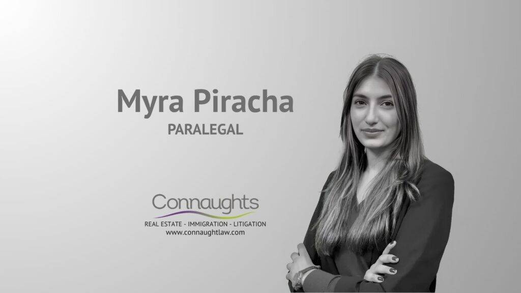 Myra Piracha immigration law paralegal Connaught Law University of Sussex environmental law commercial property