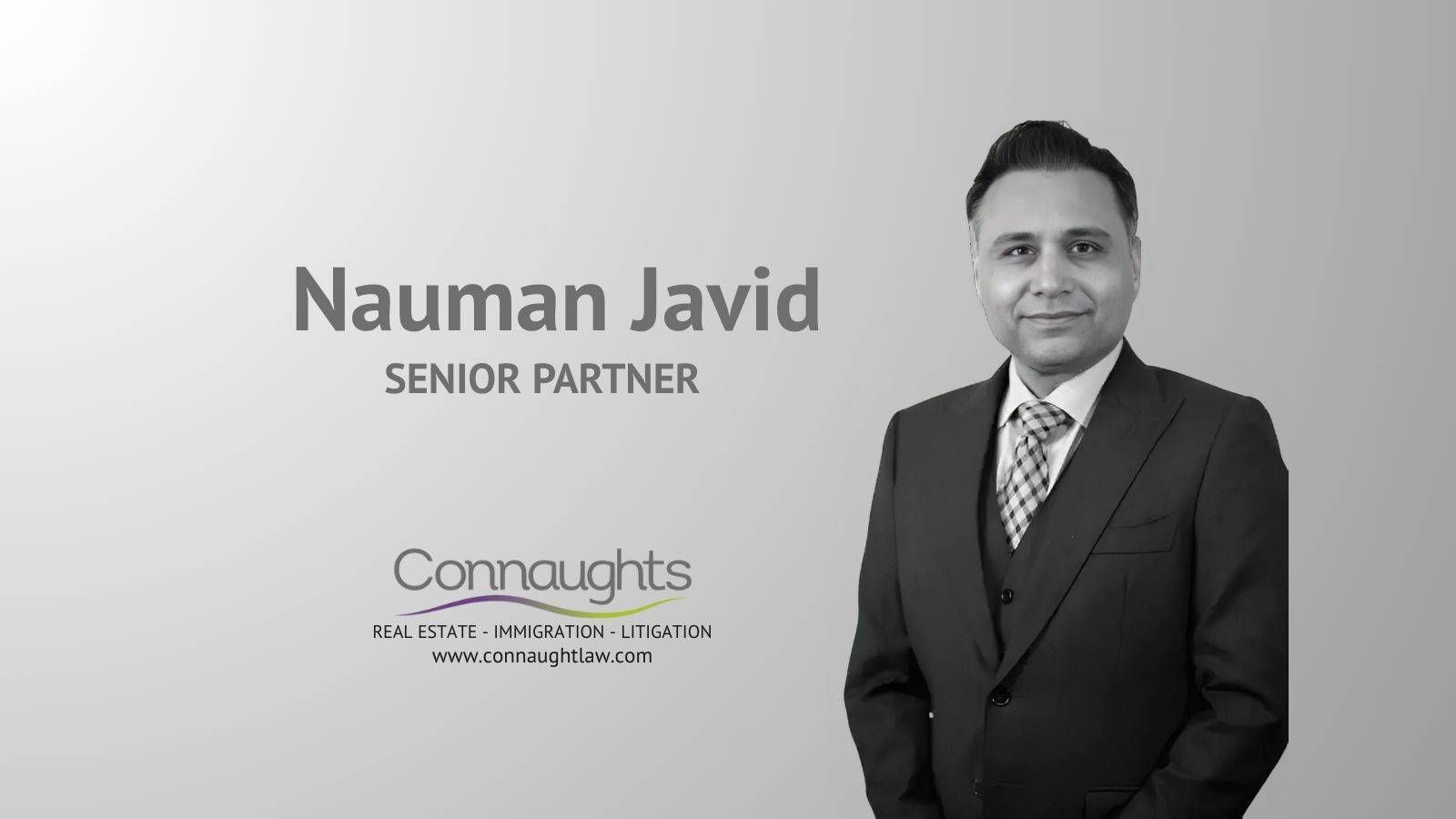 Nauman Javid Senior Partner Connaught Law professional headshot business portrait real estate immigration