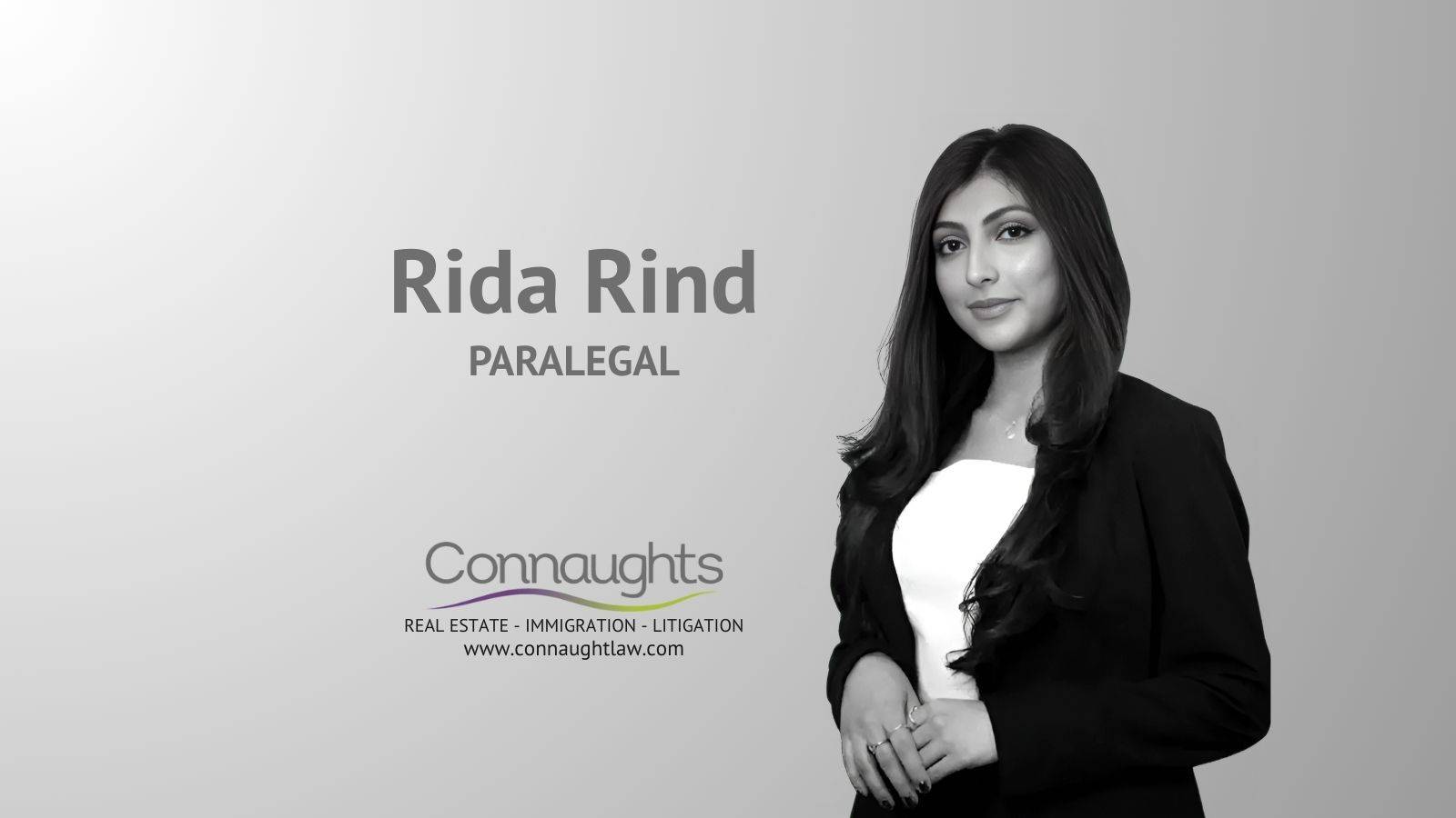 Rida Rind Immigration Law Paralegal Connaught Law professional headshot business portrait