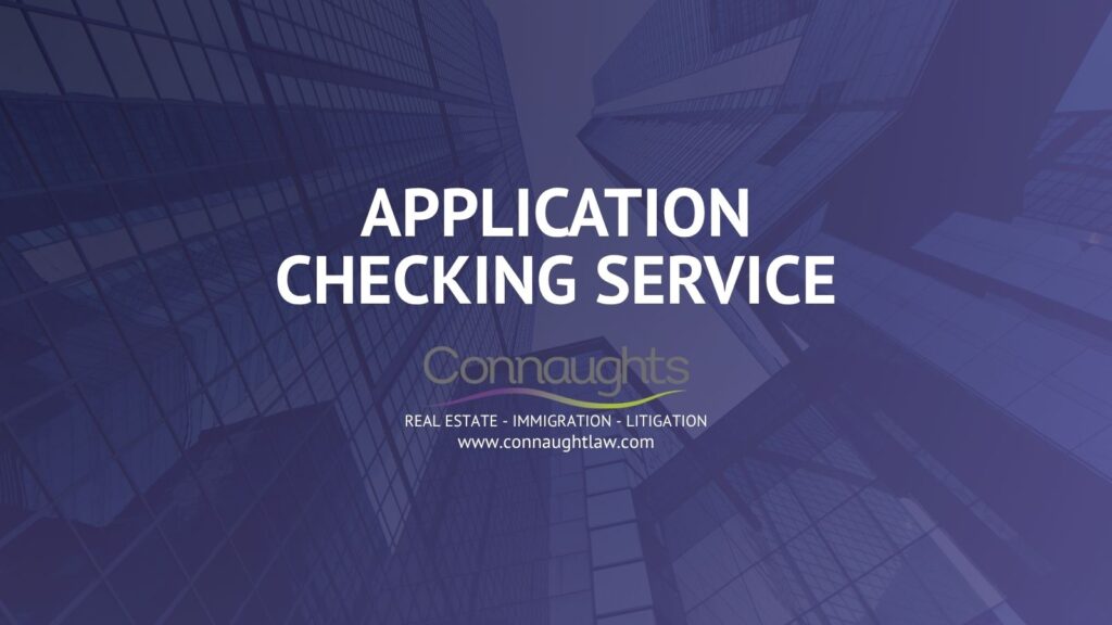 Professional visa application checking service UK 2025 from Connaught Law showing expert immigration document review and pre-submission verification