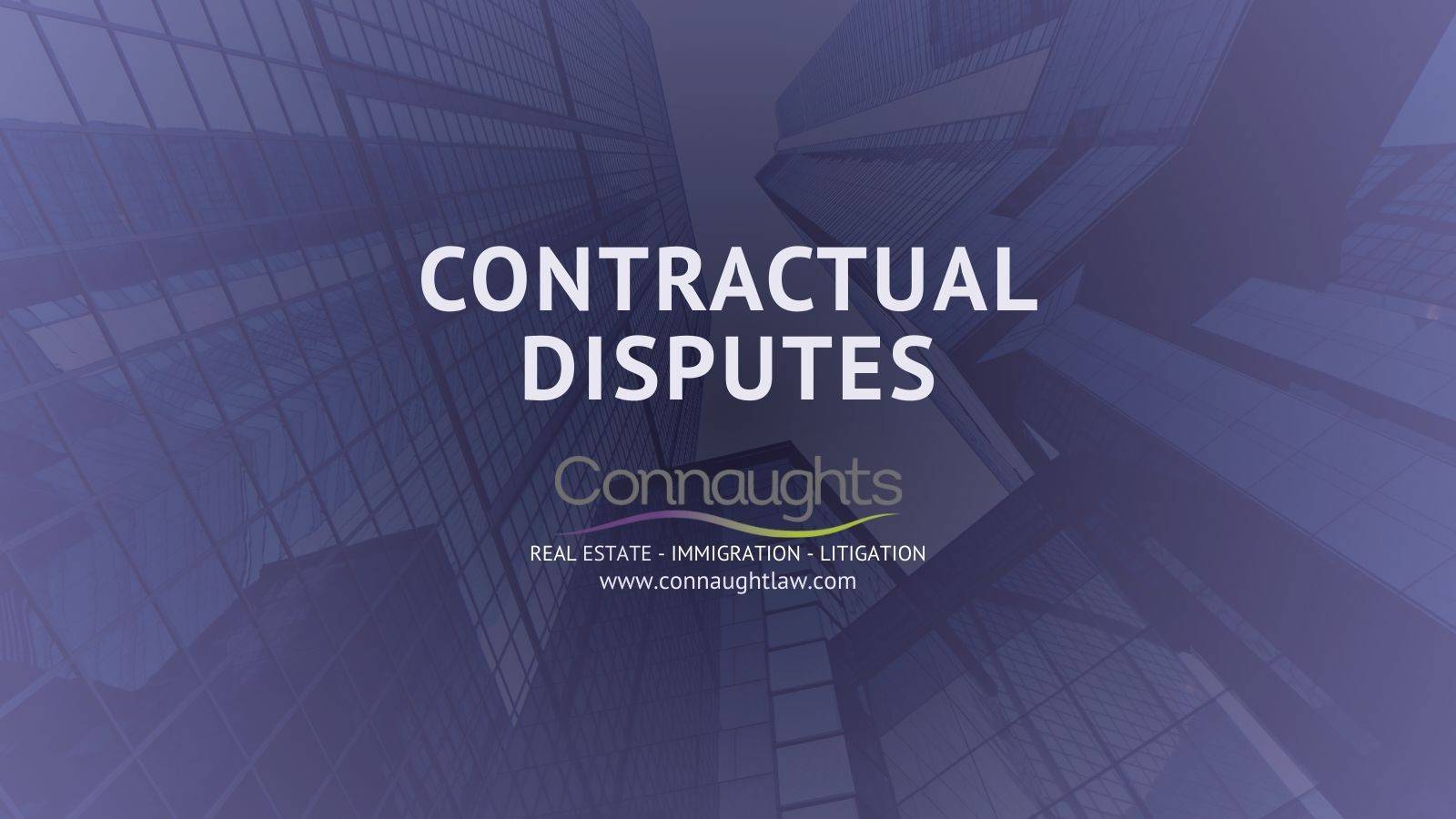 Contractual disputes solicitors London resolving commercial contract breaches