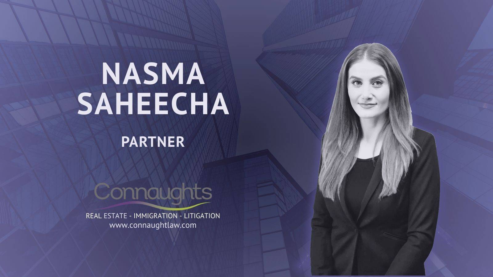 Nasma Saheecha at Connaught Law London