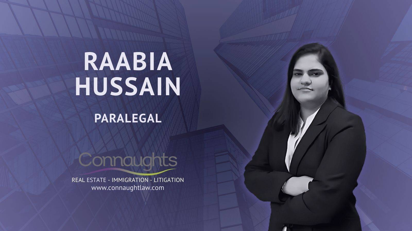 Raabia Hussain at Connaught Law London