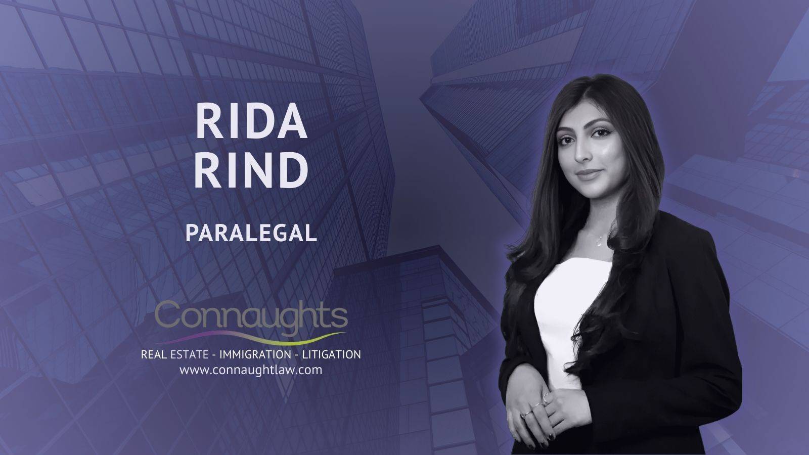 Rida Rind at Connaught Law London