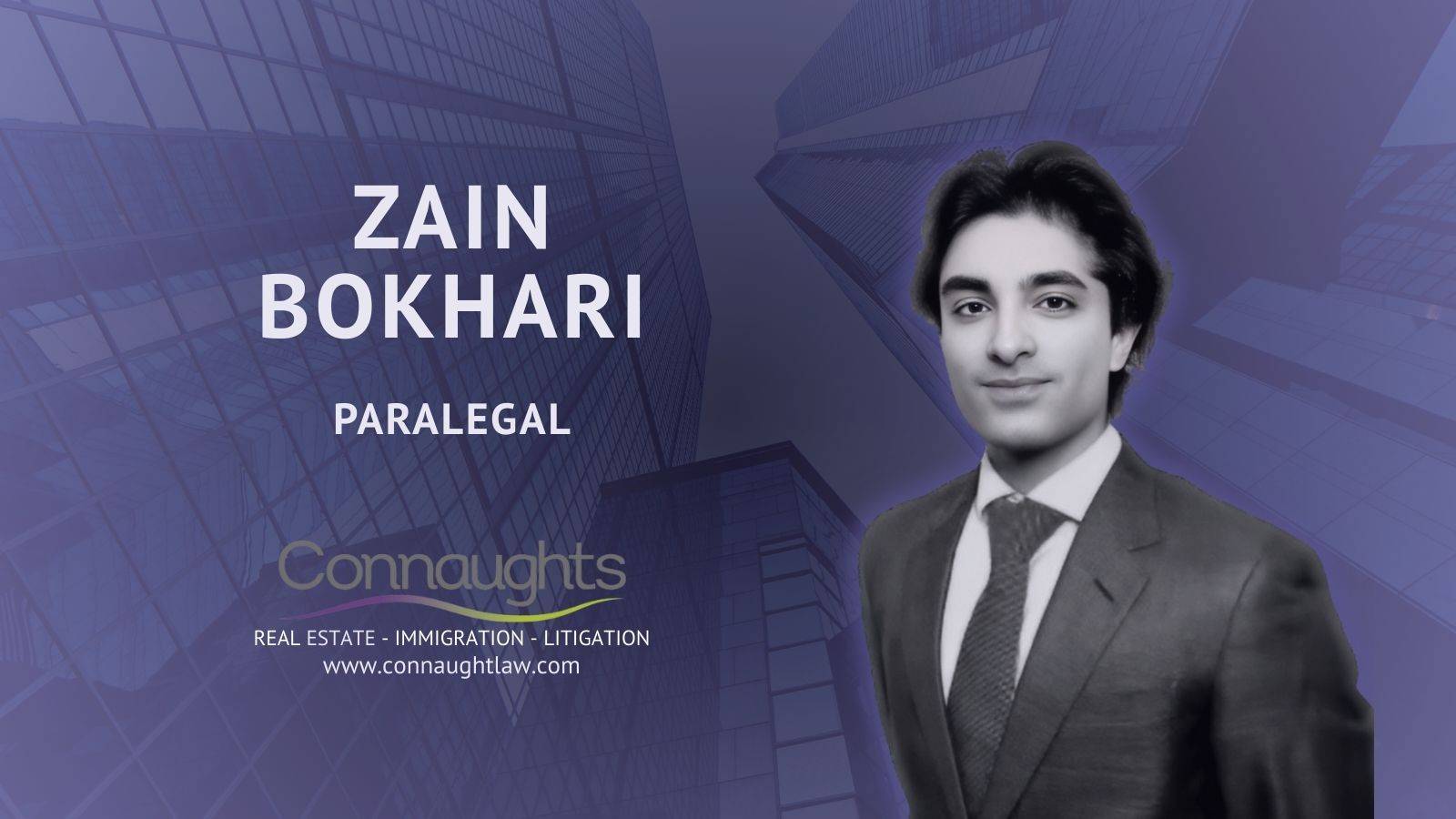 Zain Bokhari at Connaught Law London