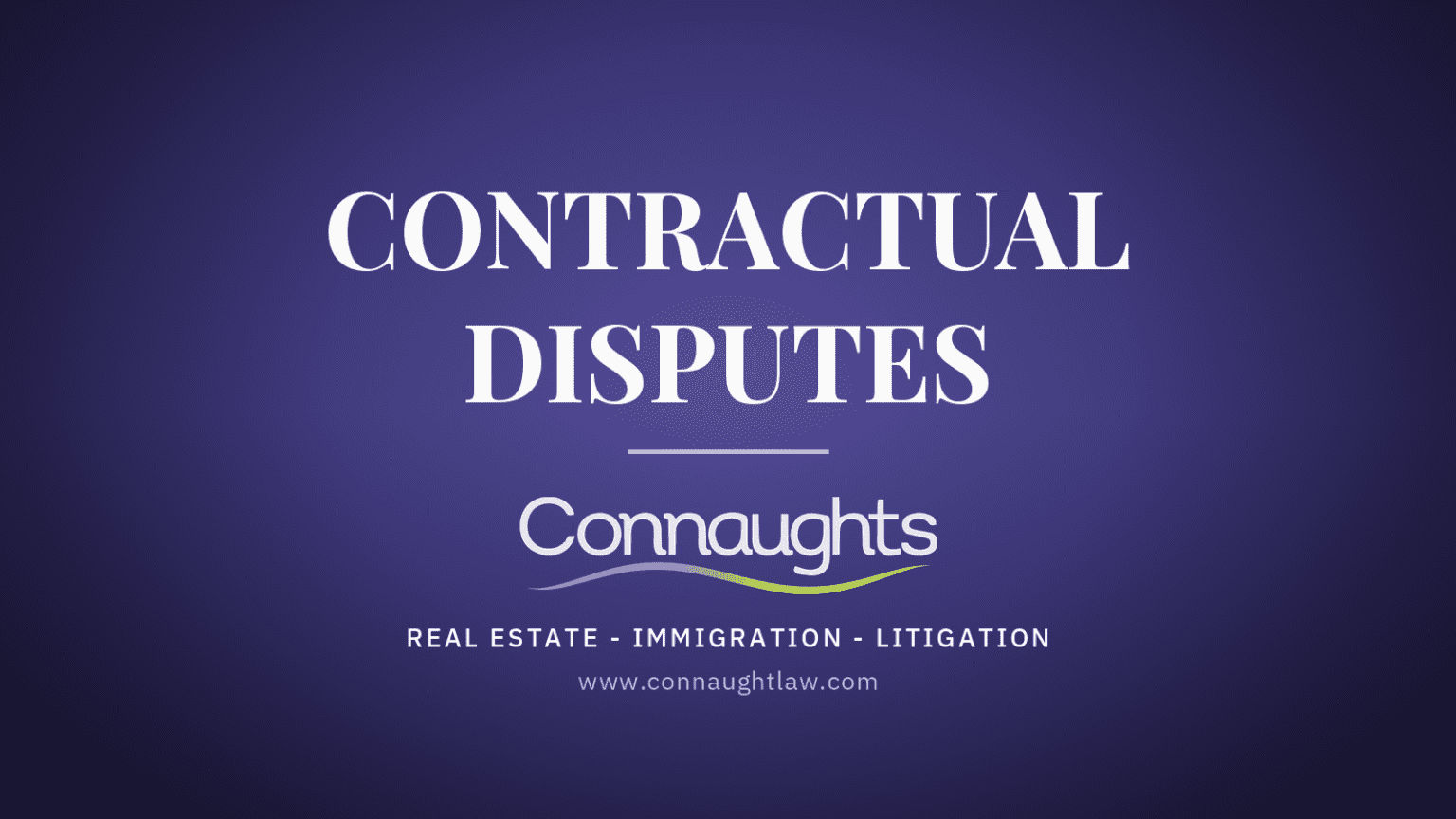 Contractual Disputes Solicitors — Breach Of Contract Claims Uk