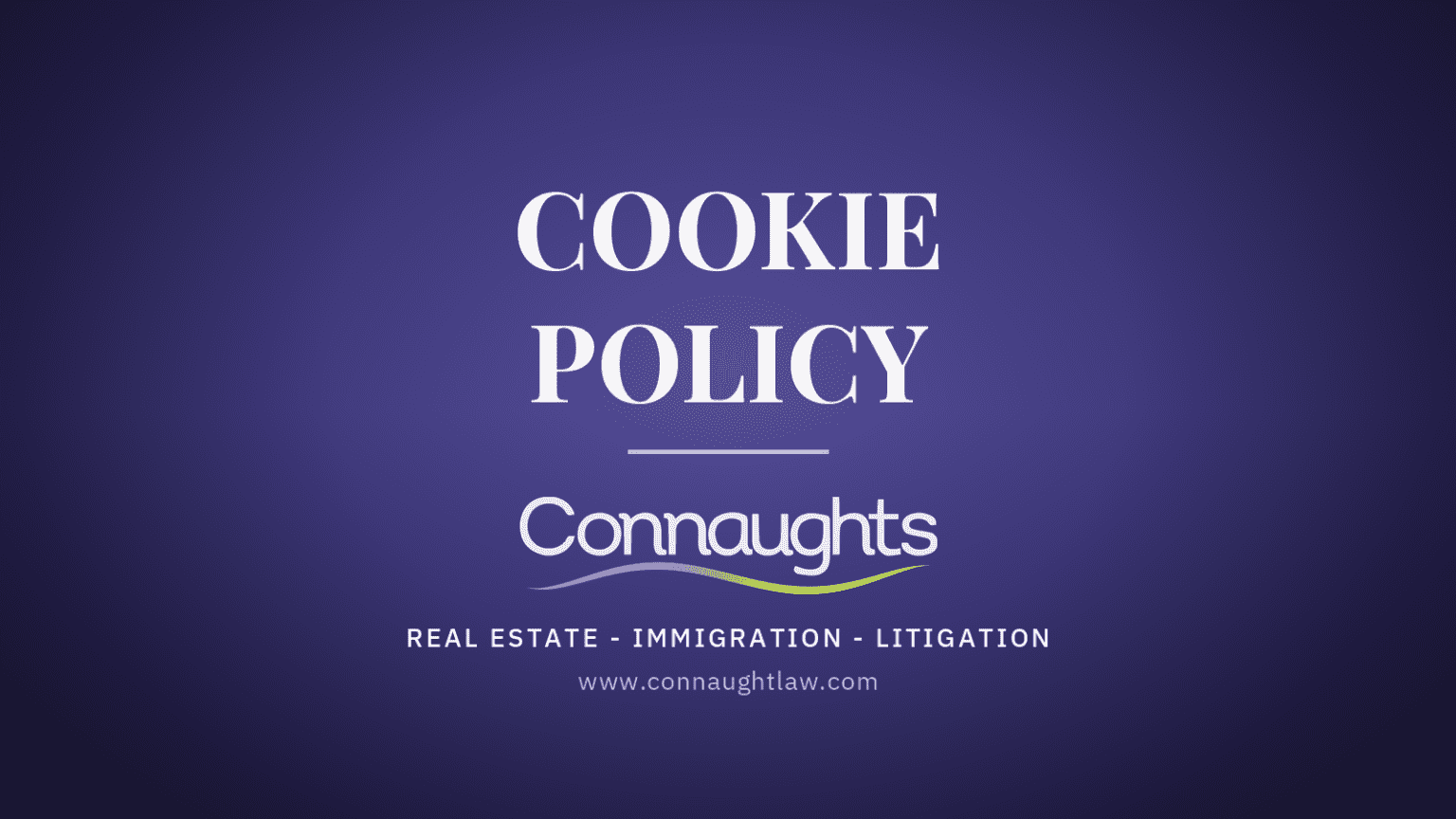 Cookie Policy — Connaught Law
