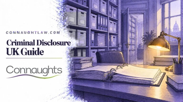 Criminal Disclosure UK guide – Connaught Law