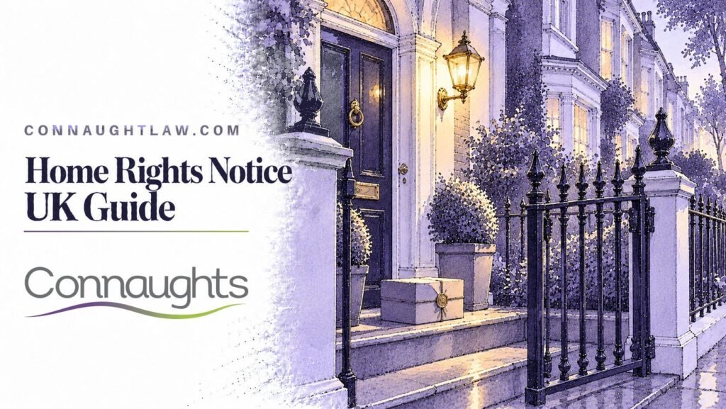 Matrimonial Home Rights Notice UK 2026: The HR1 Form Guide