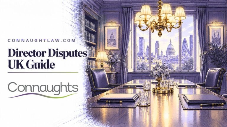 Director Disputes UK guide – Connaught Law