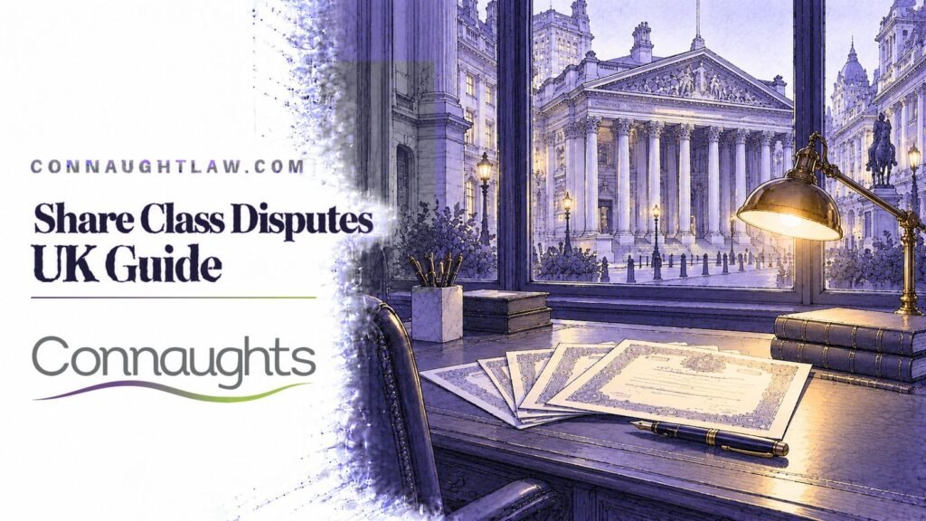 UK Share Classes Disputes 2026: Legal Complexities and Litigation Prevention