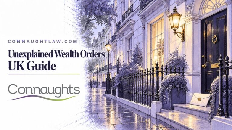 Unexplained Wealth Orders UK guide – Connaught Law